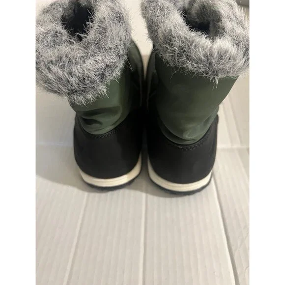 Weatherproof Green Black Faux Fur Snow Boots Women’s Size 9 – Waterproof Winter - Picture 9 of 9